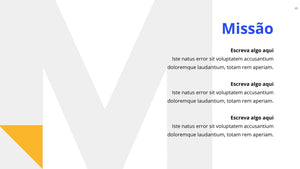 Apresentação de Missão e Visão em Powerpoint - Biz Target
