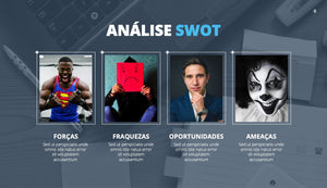 Apresentação Análise SWOT em Google Slides