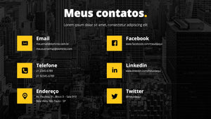 Apresentação Pessoal Criativa Powerpoint - MeetMe